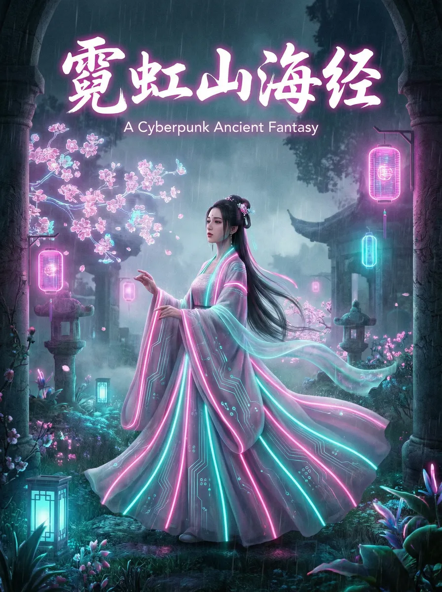 亚洲欧日产 古风奇缘短剧 - 霓虹山海经海报